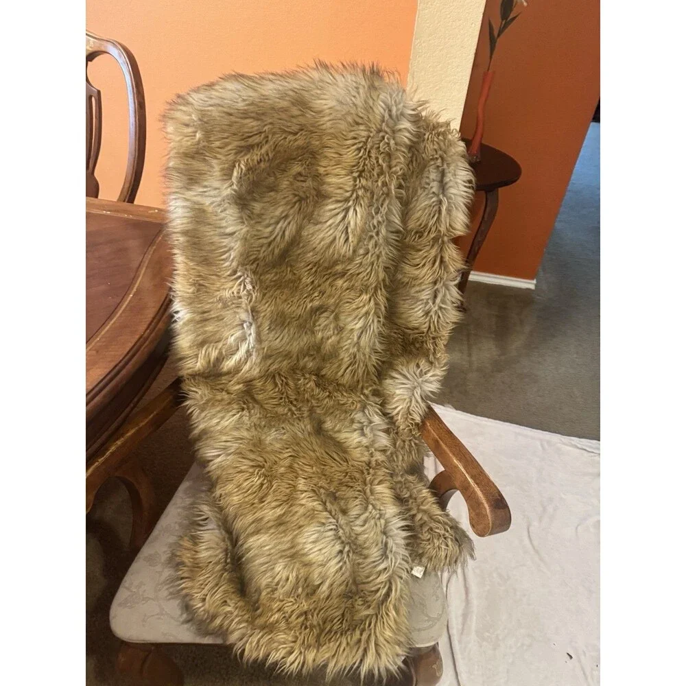 WILD MANNARED Throw  Blanket 58”X 58